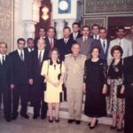 اللواء سمير فرج مع السيدة قرينته
