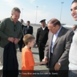 مع توني بلير