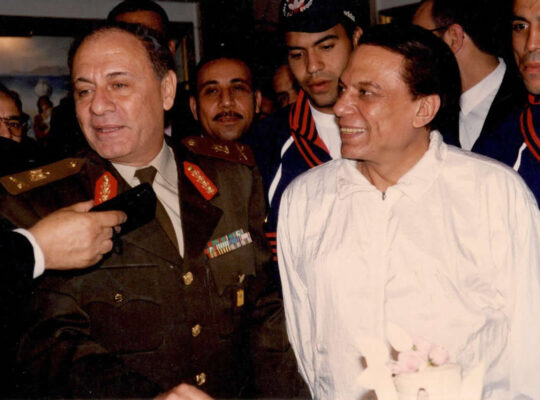 مع عادل امام و المنتخب